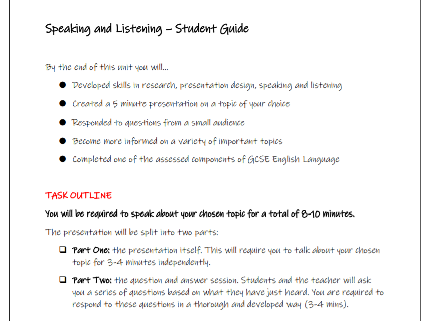 Missr Day 5 Share Speaking And Listening Pdf For Students A 6page Pdf For Students To Help Them Prepare For Their Gcse Speaking And Listening Exam Team English1 T Co Qolaa6n8qb
