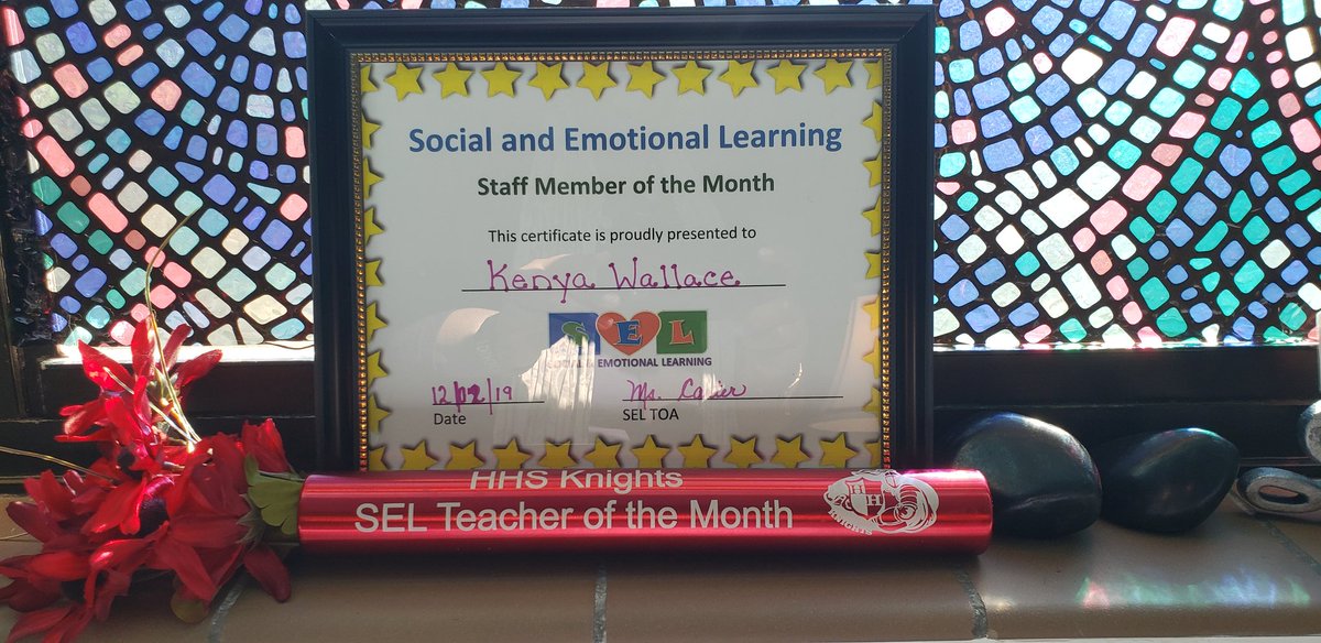 MdcarterS's tweet photo. Holly Hill @HHSK8Knights SEL Elementary Teacher of the Month!! Let's "SEL"ute Kenya Wallace, KG Teacher!! @Watson_VCS @sel_vcs It takes a BIG heart to shape little minds". Thank you for Making A Difference Every Day!!! @Lipomi_Justin https://t.co/uL82DzkNxi
