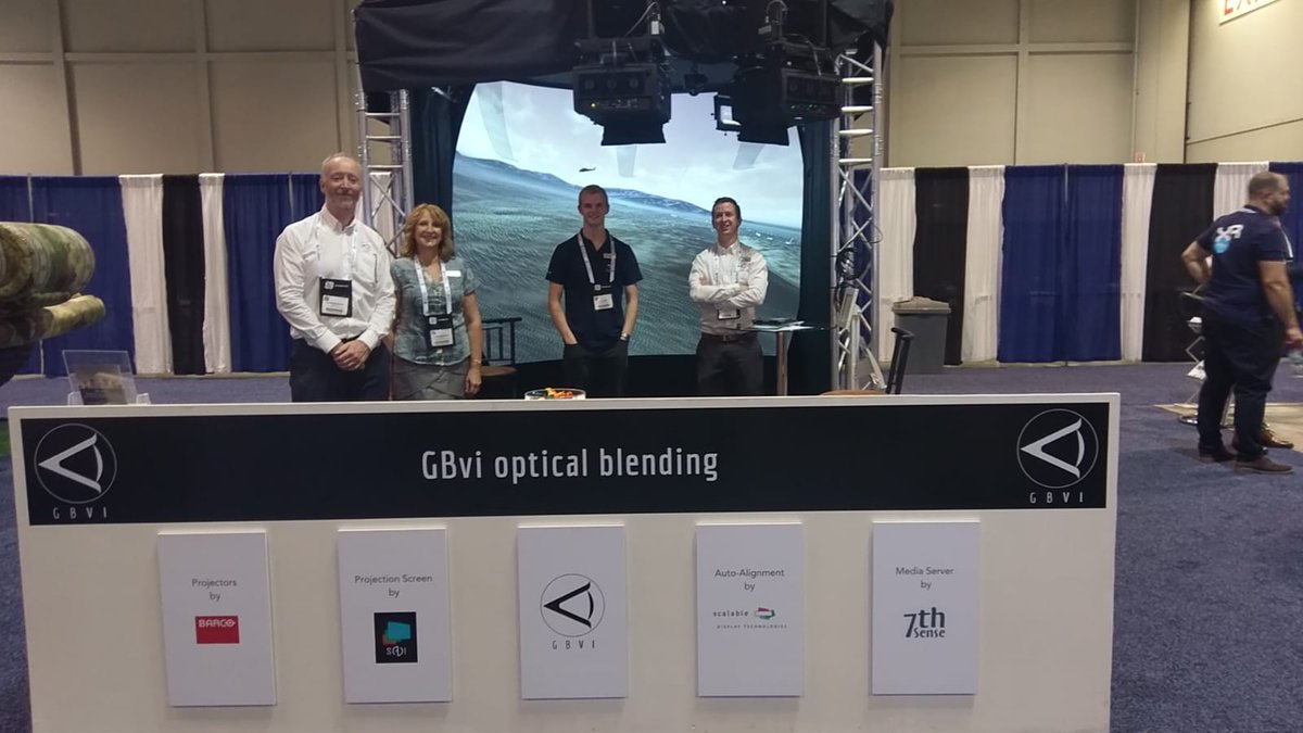 GBviDisplayTech's tweet photo. Greetings from our team on the ground at #IITSEC 2019!
If you're at the show, drop by our stand #3106
https://t.co/I2GkjUXCYL
#SimViz #SimulationTech https://t.co/Jw3tcQpLQJ