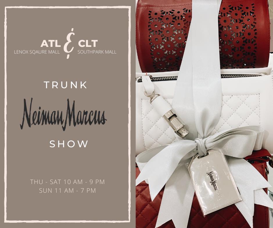 LeighAnnBarnes's tweet photo. Please join us this weekend at @neimanmarcus #Atlanta and #Charlotte! The perfect way to celebrate the SEC and ACC Championships! #GeorgiavsLSU #UVAvsClemson #LABgamechanger  #trunkshow https://t.co/WQUcFXcW1J