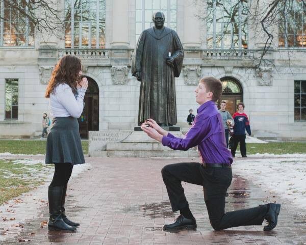 melodization's tweet photo. Favorite OSU memory is easy- getting engaged on my favorite place on campus 💕💕 https://t.co/pADnbDUslf