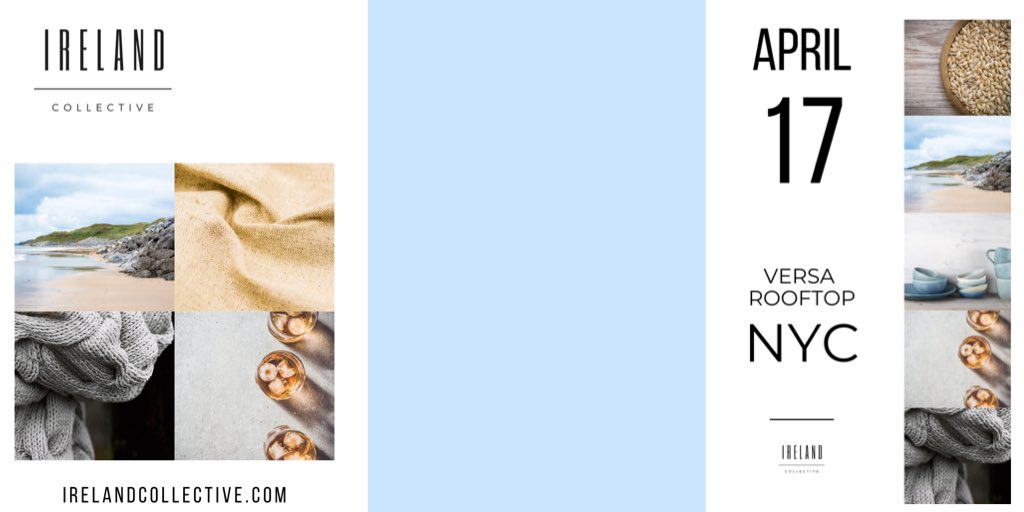 IRECollective's tweet image. Introducing Ireland Collective, April 17, 2020, NYC. Highlighting Ireland’s innovation in food, drink, craft + design.