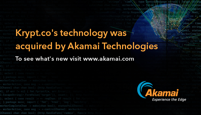 kryptco’s technology was acquired by Akamai. Visit akamai.com for more info and follow us at 
<a href="/Akamai/">Akamai Technologies</a>.