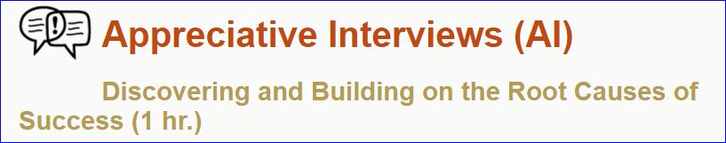 LiberatingStructures (@lsusers) on Twitter photo Interested in using LS? Try Appreciative Interviews where in less than one hour, a group of any size can generate the list of conditions that are essential for its success.For more info try the app or click bit.ly/2IhDs8s
<a href="/juanitaguidera/">Juanita Guidera</a> <a href="/robcunney/">Rob Cunney</a> Interested in using LS? Try Appreciative Interviews where in less than one hour, a group of any size can generate the list of conditions that are essential for its success.For more info try the app or click bit.ly/2IhDs8s
<a href="/juanitaguidera/">Juanita Guidera</a> <a href="/robcunney/">Rob Cunney</a>