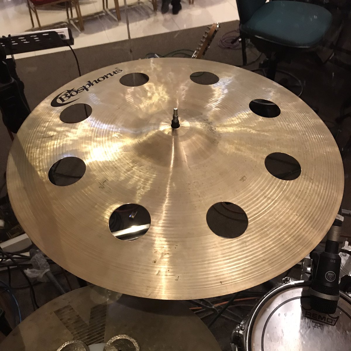 WTS Bosphorus Traditional FX Hole Crash 19”, 1.7 jt. Wa 08170983012. <a href="/DrumBagus/">@DrumBagus</a>