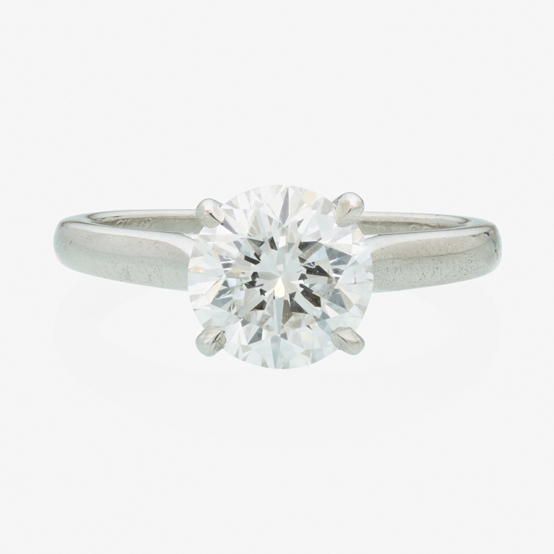 cartier diamond ring auction