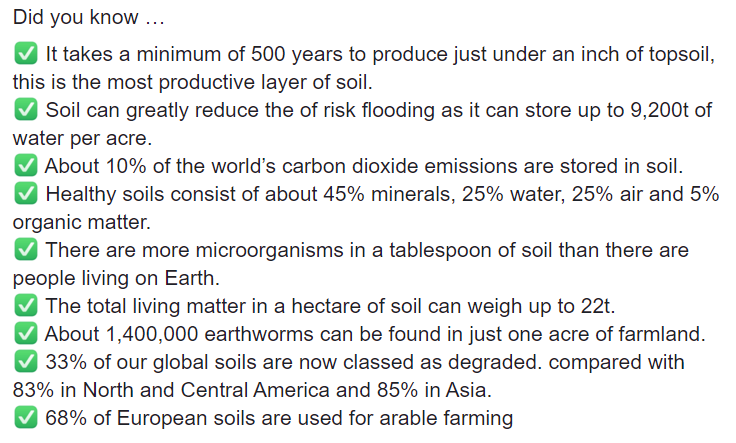#WorldSoilDay
Healthy soils are vital for life and underpin the whole farming system. NI farmers have an inherent interest in maintaining their land, making sure it is in good condition to assure its long-term fertility and productivity.