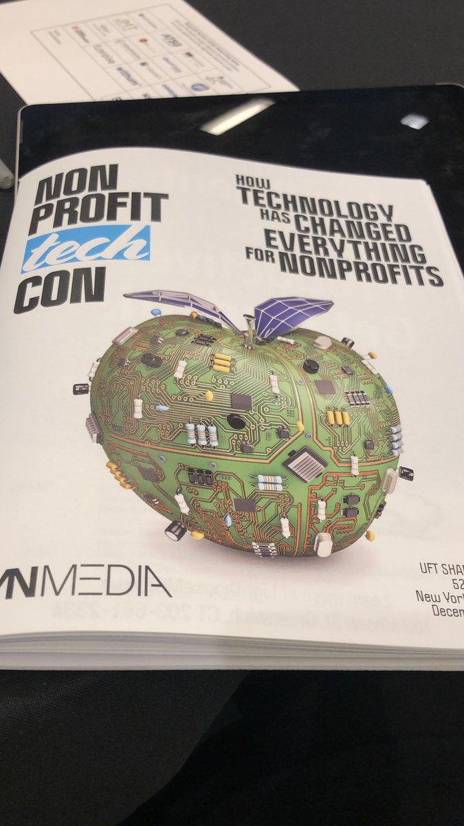 FeldmanHay's tweet image. Happy to be at @NYN_media #techcon2019 and speaking on a panel about #techintegration for #nonprofits