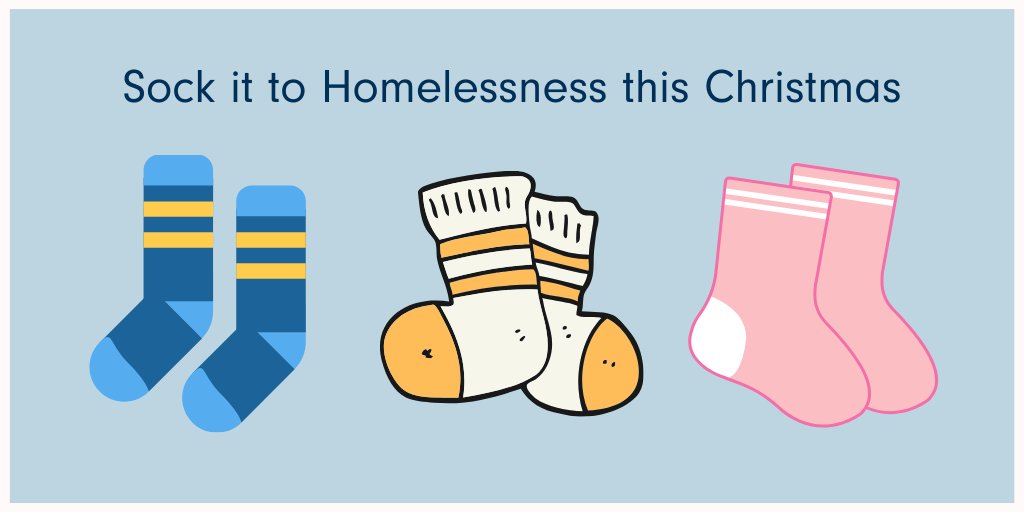 MoginieJamesUK's tweet photo. This Christmas we're playing our part to create a world without homelessness by donning our snazziest socks and donating to the incredible @Llamau on 20th December!
If you are able to get involved then please email fundraising@llamau.org.uk
#SockItToHomelessness
#Christmas https://t.co/imhqU8ge9P