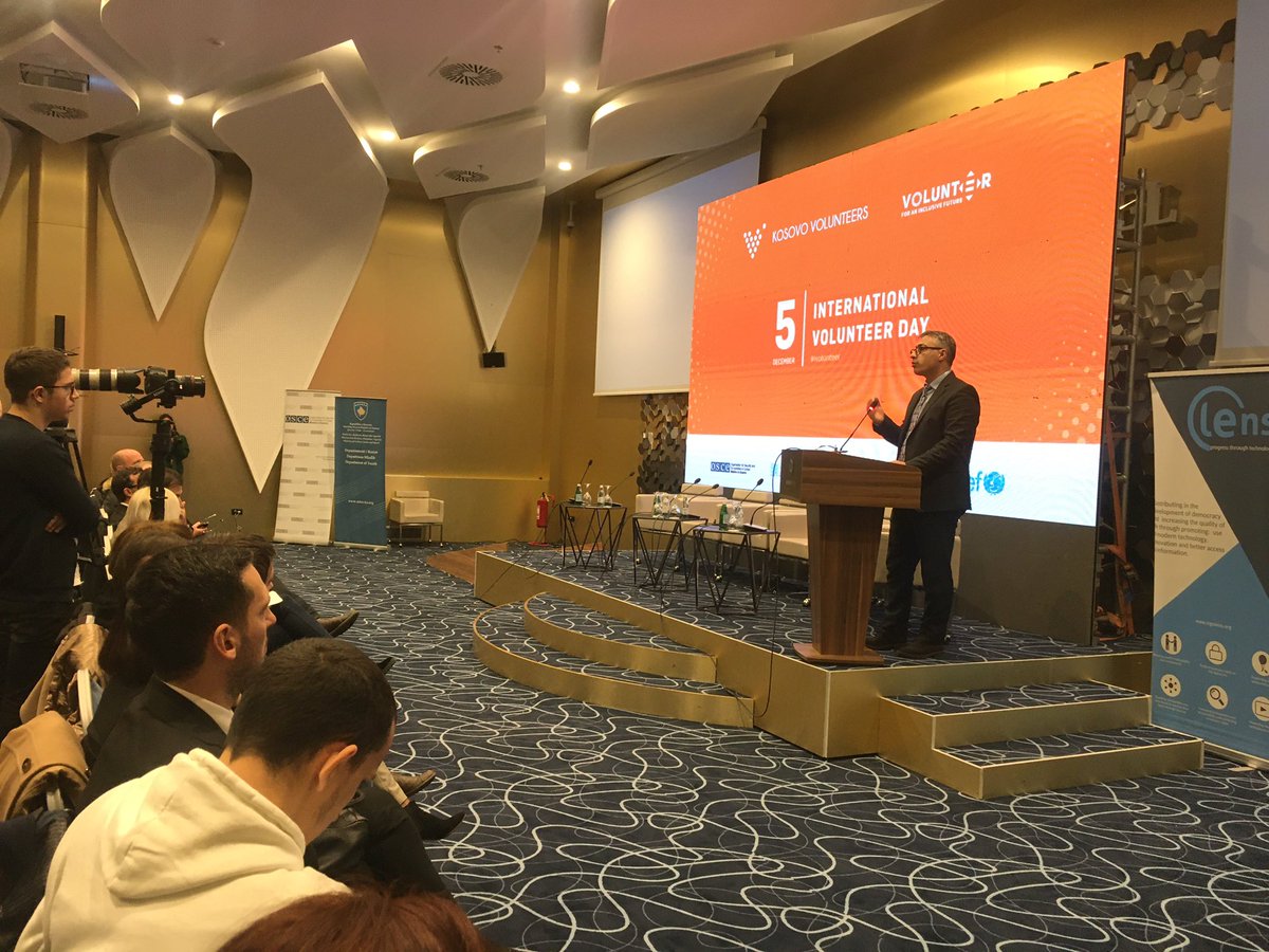 UNICEFKosovo's tweet photo. ”We are looking for passion and all young people have that passion to be volunteers for the best of their communities” @himuratsahin the Head of @UNICEFKosovo https://t.co/e76yei6xSs