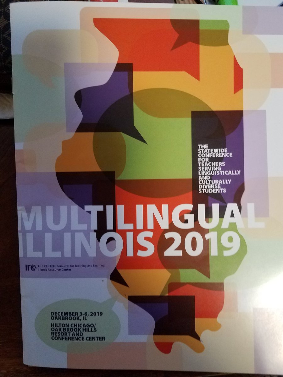 aozog4's tweet photo. Big thanks to @IL_Resource_Ctr for another, wonderful Conference! @BrodnickiSchool #ELL109 #ISD109 #MultilingualIL2019 # @msripclass117 @shanthik9 @yasmeen_ruh https://t.co/0TJuu0YO1e