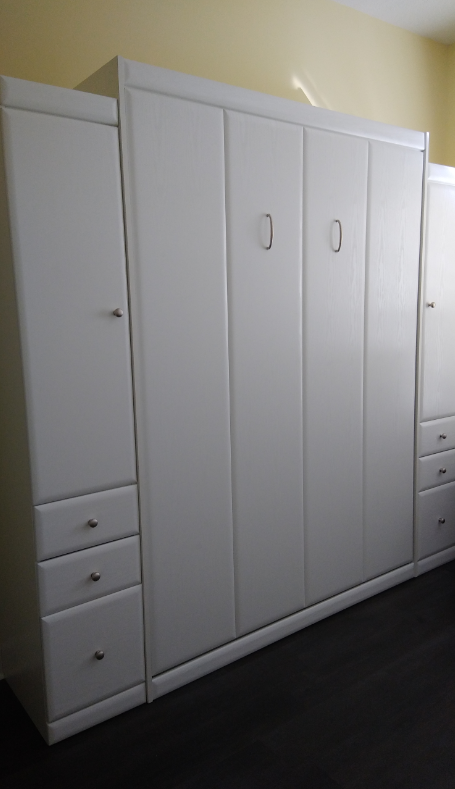bed_center's tweet photo. Another installation in LPGA in #DaytonaBeach 
White sunrise Thermofoil finish for this cheery #guestroom &amp; #homeoffice https://t.co/hp6Wj2lYjg