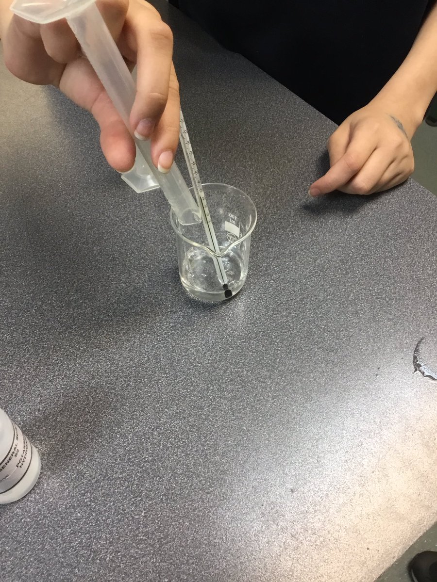 AboyneScience's tweet photo. Half of our #S2Science pupils are undergoing the #chemicalreactions unit.
Today 2B1 were investing the non visible signs of chemical reactions and learning about Exothermic 🔥and Endothermic ❄️ https://t.co/2wOHI58ujv