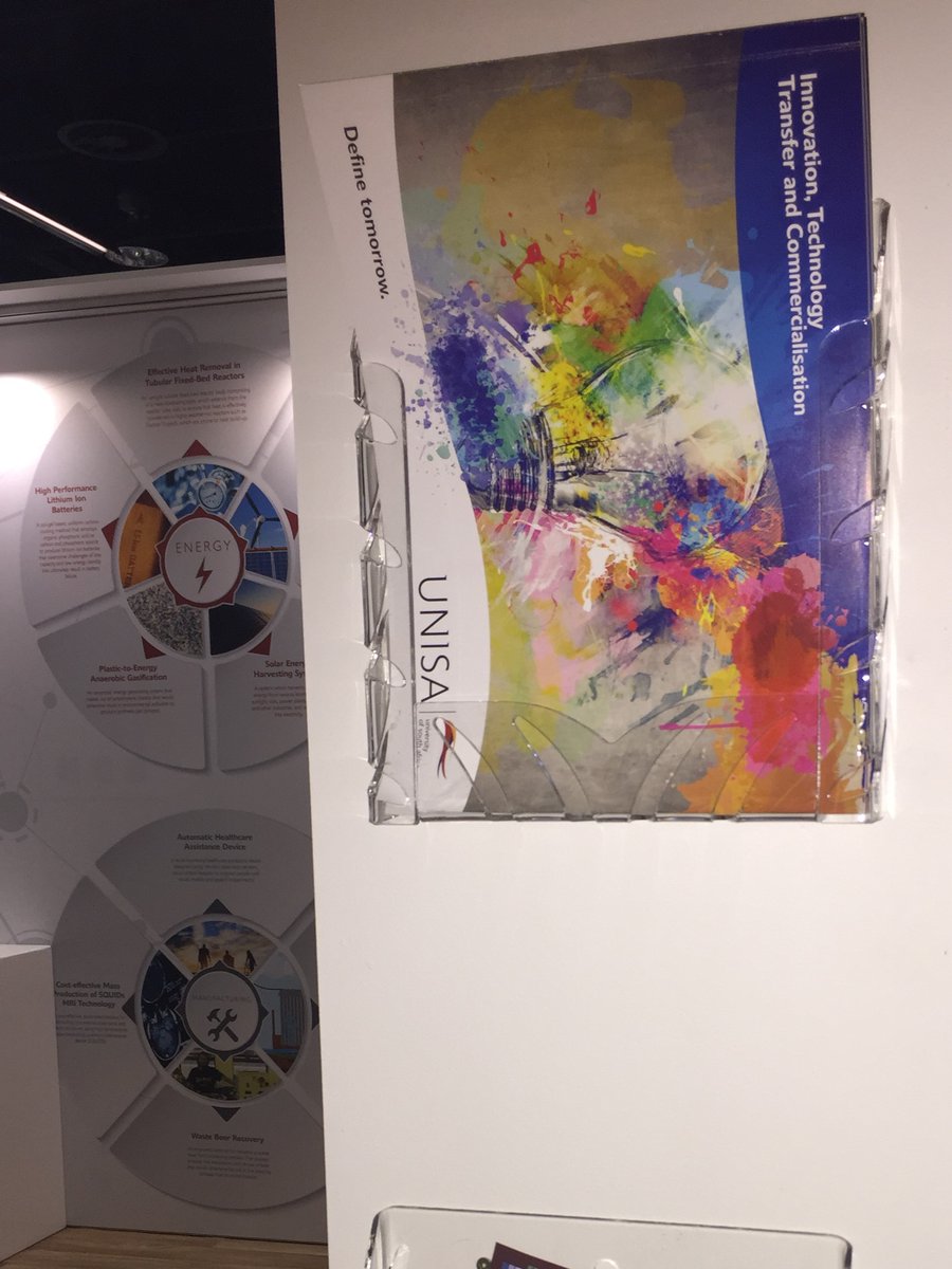 UnisaRandI's tweet photo. Do you want to know more about @unisa #innovative technologies? We are at the #IBSFSA2019 @CSIRICC and are pro "igniting conversations about science for innovation with impact." @dsigovza @bridge_portal https://t.co/90Yw97OaFw