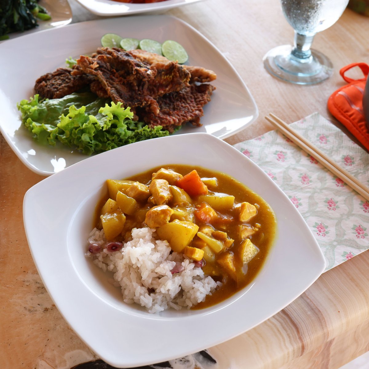 Maangchi On Twitter I Made Curry Rice At The Beach In Mexico With A Package Of Korean Curry Powder That I Saved The Recipe Is Here Https T Co Tbllec2jn4 Https T Co Fkfl35ttep