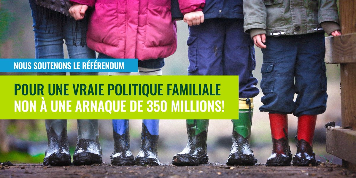 vertliberaux's tweet photo. La politique familiale doit évoluer, maintenant ! Participez au changement en soutenant ce référendum ! Pour signer, c'est par ici: https://t.co/rYl1pg3I3s https://t.co/XNaBauZ6rf