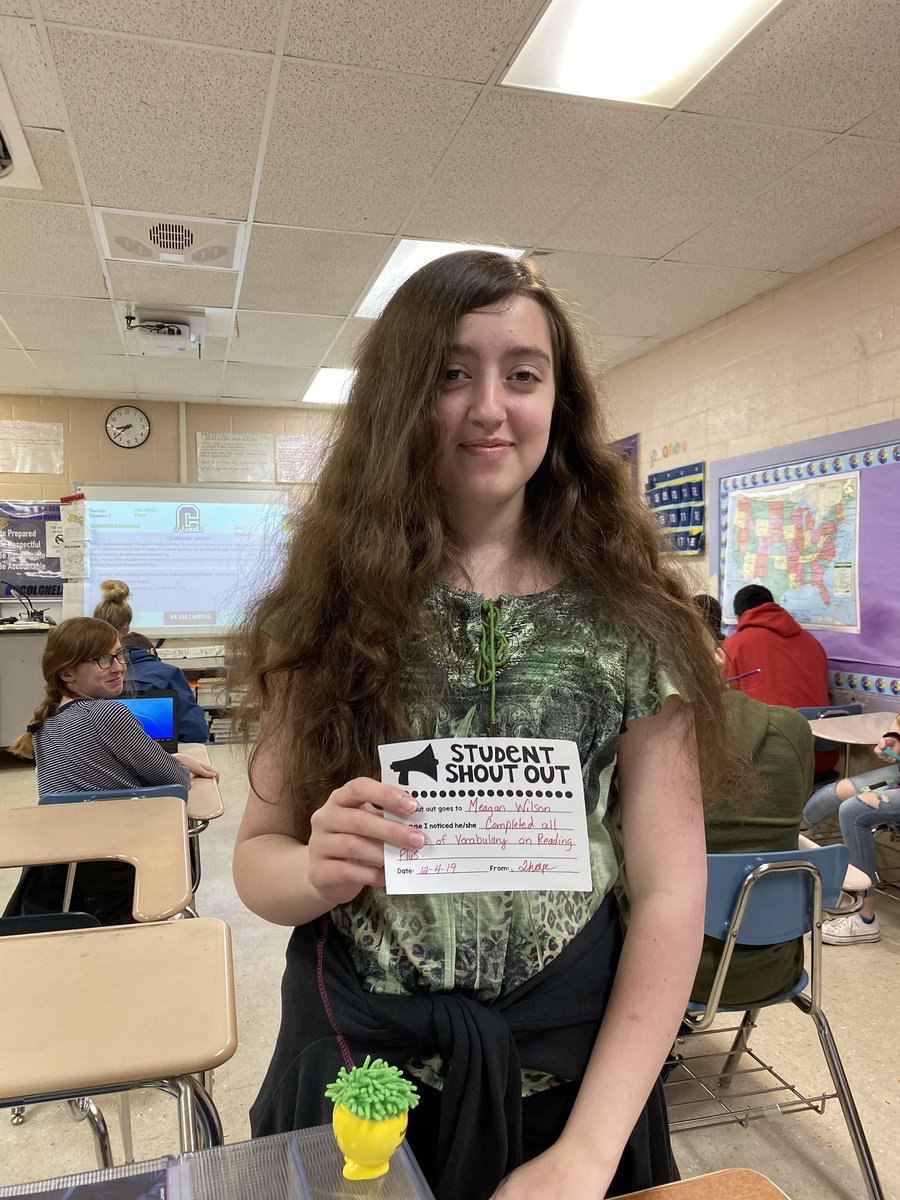 thorpecms's tweet photo. Meagan completed vocabulary on Readingplus for the year!!!  Way to go Meagan!!! https://t.co/KhZCrtgNjT