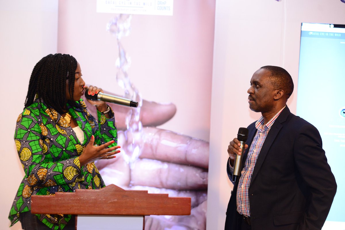 EyeInTheWild's tweet photo. Our amazing MC @ShikoKaittany is on the mic, gathering us together to award our winner. Stay tuned to find out who they are! #EveryDropCounts https://t.co/xKa6VE6QpI