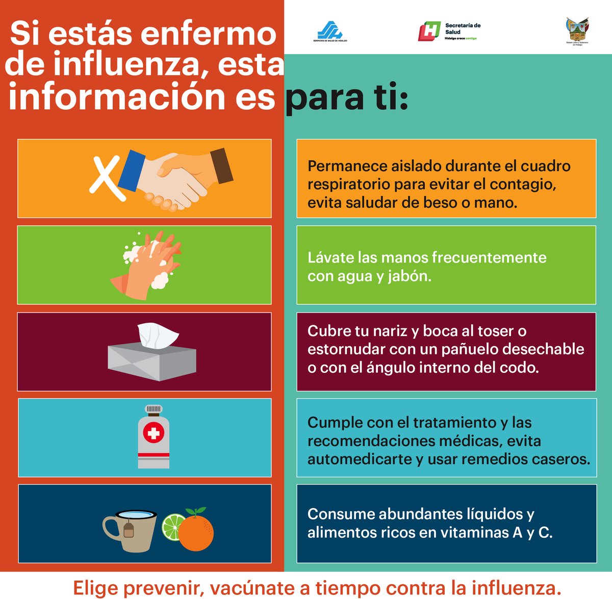 dgfeseph's tweet photo. Si tu o alguien de la familia han sido diagnósticados con #Influenza es necesario seguir estas recomendaciones para evitar contagios. @Juliamariav https://t.co/onRhruHfUT