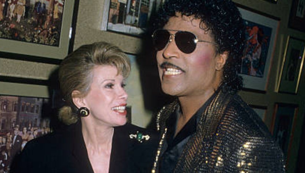  from Melissa Rivers: Happy birthday, Little Richard! With my mom at an event in 1998. 