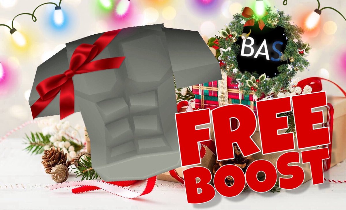 B_A_Services's tweet image. It’s Christmas time 🎅🏼!
And with it comes the GIFTS 🎁!  
RT and FOLLOW for a chance to win a FREE Torso (or 4 rounds) boost! Winner will be selected randomly and announced on December 25th. Good luck and Merry Christmas!