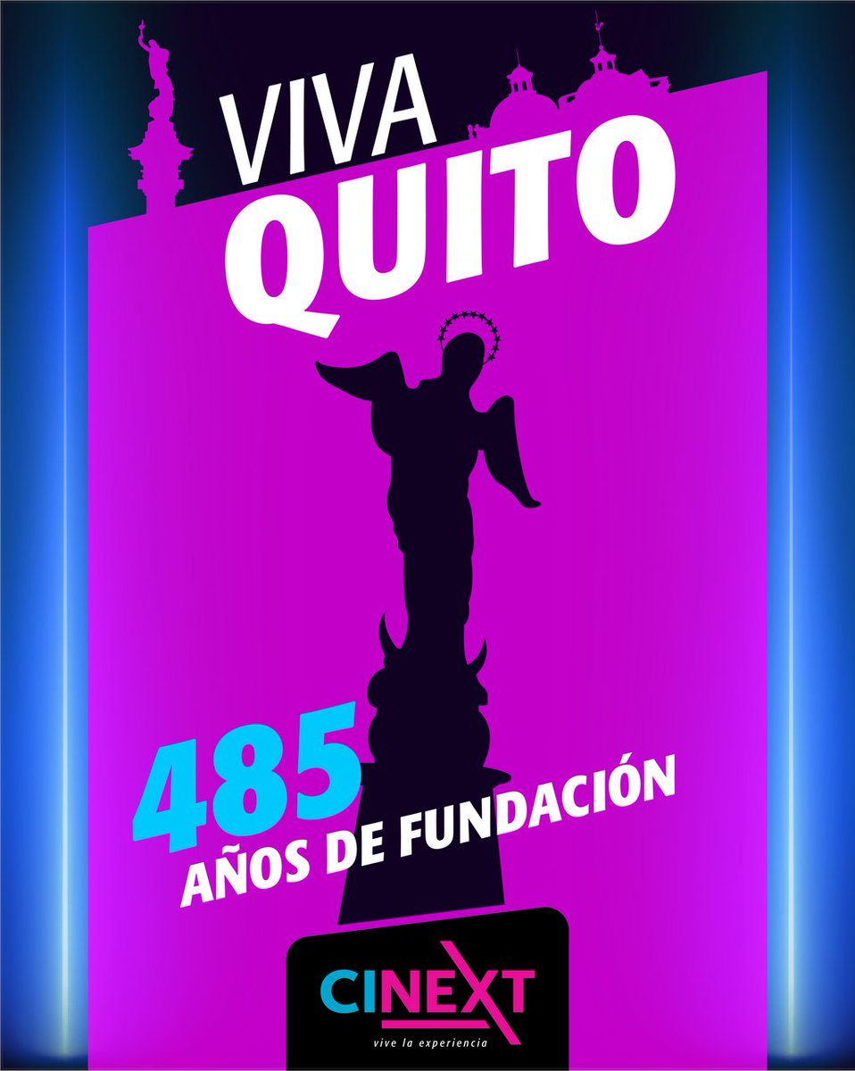 CinextEcuador's tweet photo. 🎉🎊 Ven este viernes 06 de Diciembre a #Cinext #PortalShopping tendremos la presentación de La Vagancia Ecuador a partir de las 4:00 pm! 🎉🎊Festejemos juntos a #Quito con la banda de la alegría! 🥳🥳🥳 https://t.co/rbOPRmdMzF