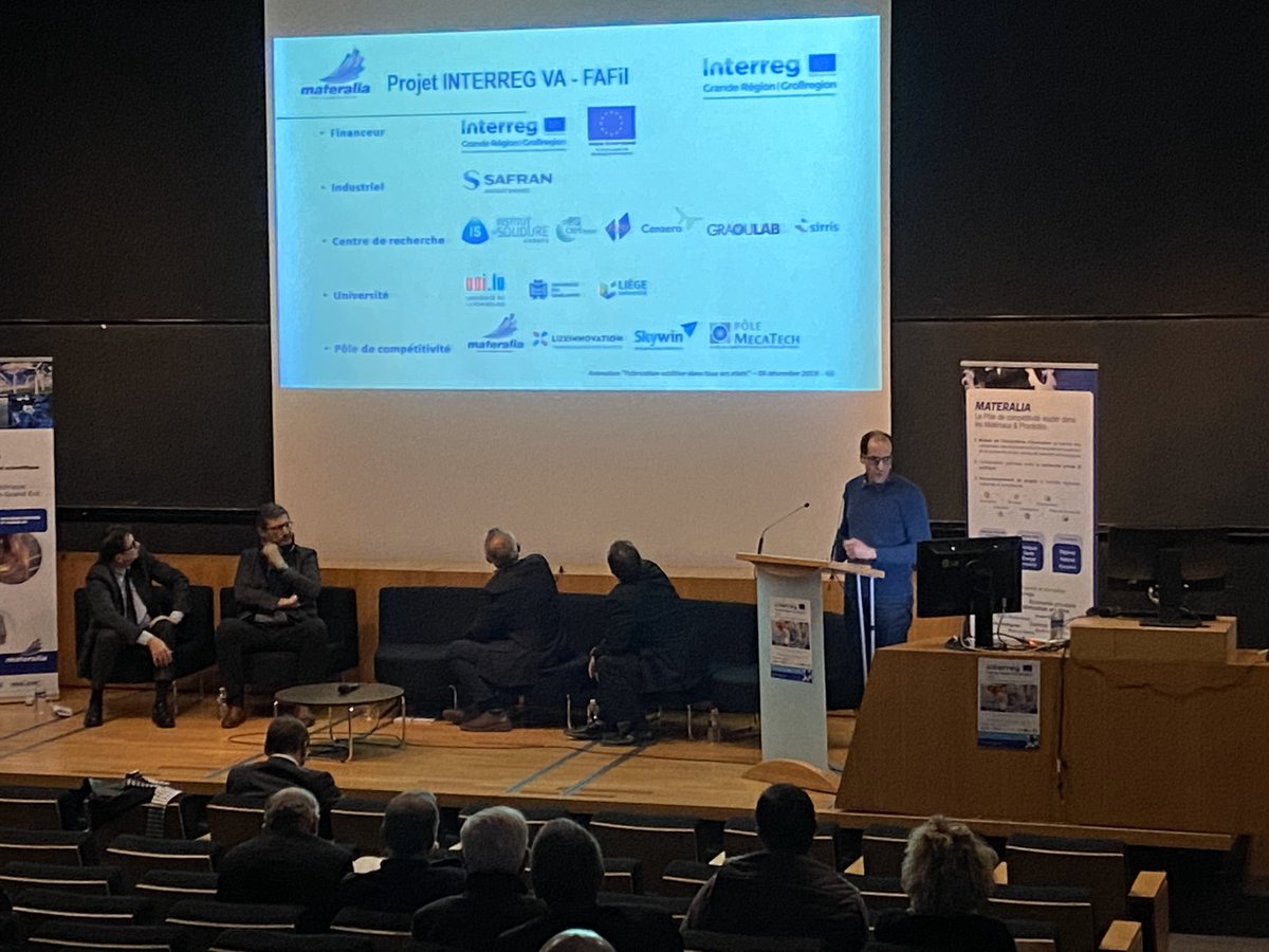 pole_materalia's tweet photo. [ La fabrication additive dans tous ses états ] #matevents 

Le projet @InterregVA #FAFIl présenté par le porteur @Institu2Soudure ! 

Un bel exemple de ce qui se fait en matière de #FabricationAdditive ! https://t.co/BaeY9SrWsY