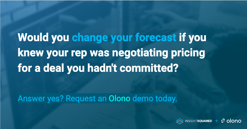 insightsquared's tweet photo. Sales activities matter if you want to adjust in the moment for improved results and more accurate forecast. that's why you need @OlonoAI #SalesAI #Salesactivities #forecast https://t.co/AuogHu0sbi