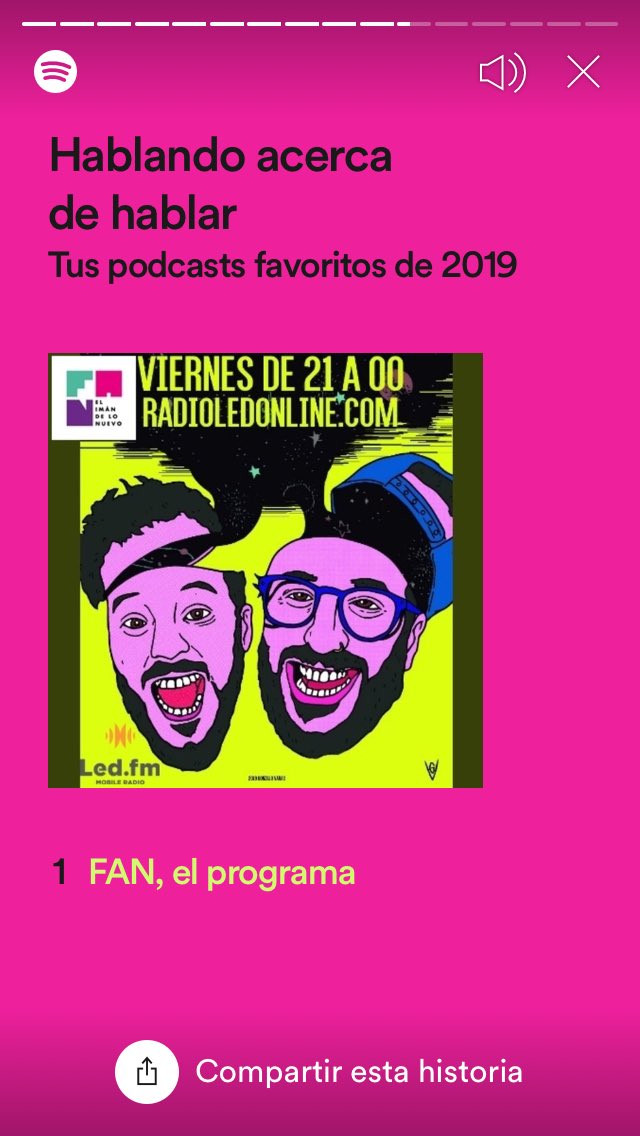 EmirYogmman's tweet photo. @SpotifyARG Gracias x tanto @SpotifyARG... desde el 2015 hasta ahora q los banco. Sumando a que @marshmellomusic, #TheFreebornBrothers, @sanbenito, @TheChainsmokers, @Anuel_2bleA & @FANelprograma #FANCITO fue lo mejor de mi 2019!!! #EnTiemposDeSpotify #Spotify2019 https://t.co/r7BPRSvu91