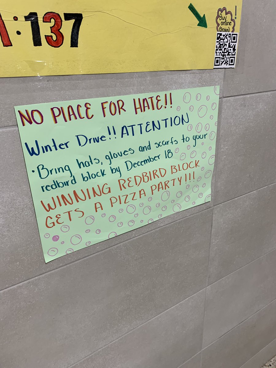Our No Place for Hate group is collecting winter wear to help families! Please consider donating! <a href="/OPS_Norris/">Norris Middle</a> #itsaRedbirdthing