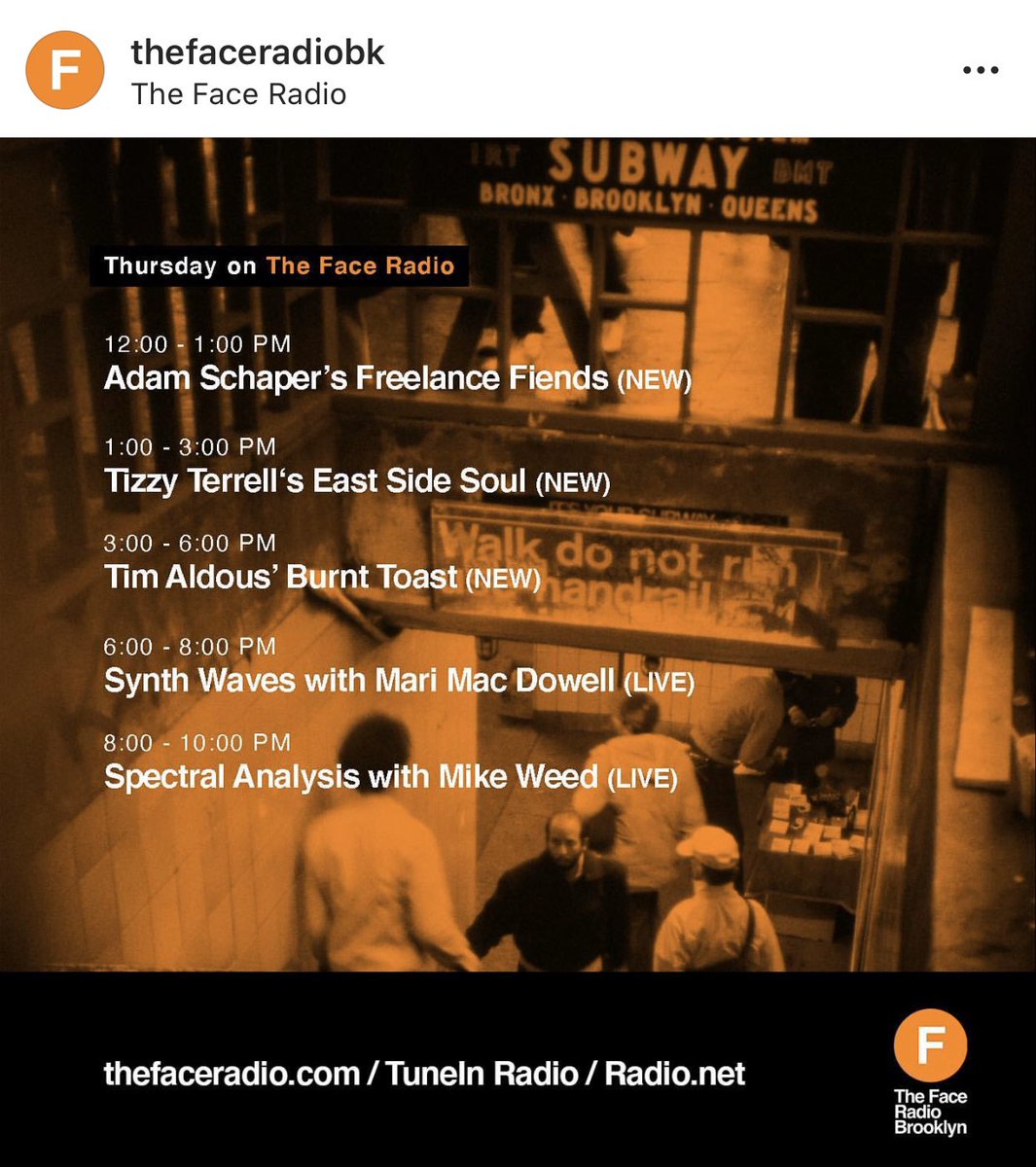 mikeweed's tweet image. Tonight at 8est on @TheFaceRadioBK it another live broadcast of #SpectralAnalysis with yours truly