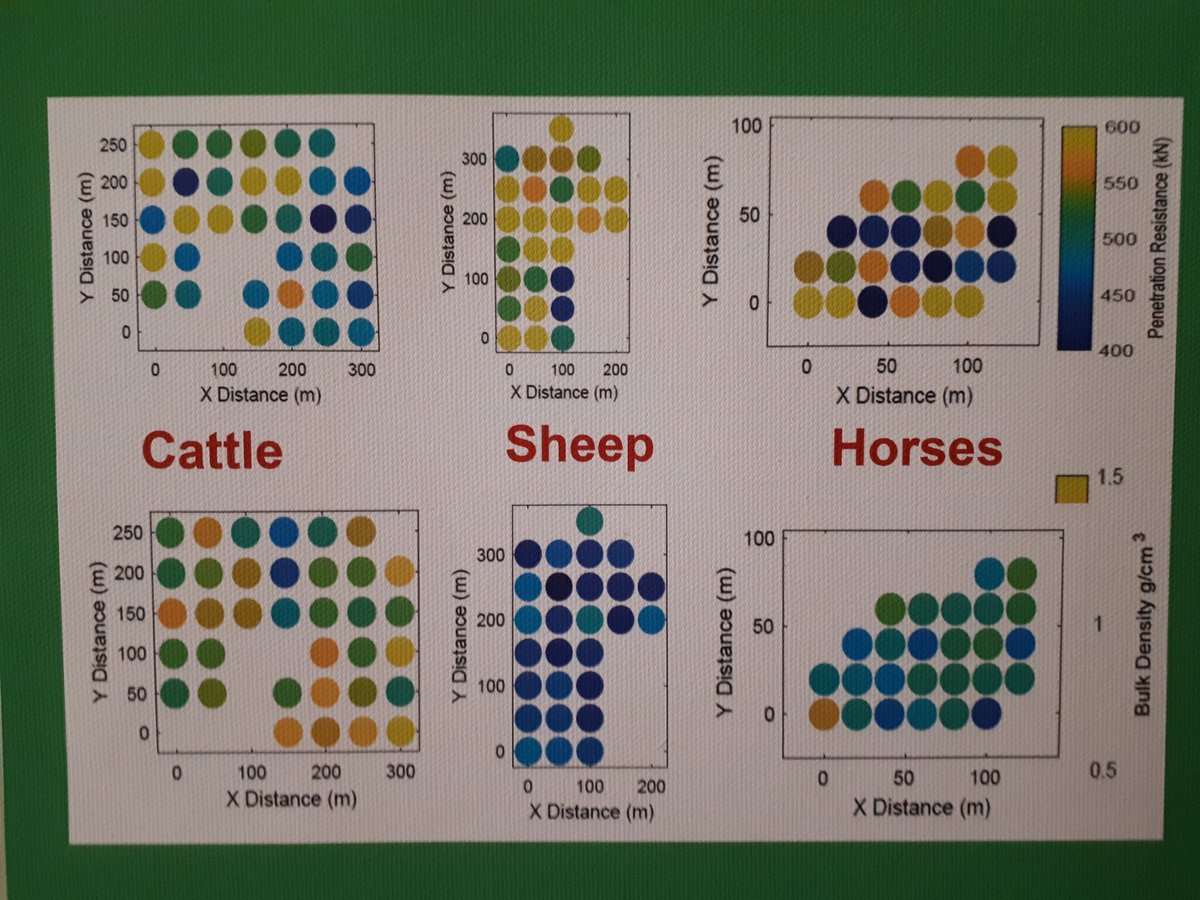 Conclusion 1 - Significant spatial variations in #soil #compaction in #agricultural fields with different #management practices. #pasture #arable #cattle #sheep #horses #zerotillage #conventionalcultivation #WorldSoilDay #SSPoutcomes #CompactOutcomes <a href="/CompactSoil/">CompactSoil</a>