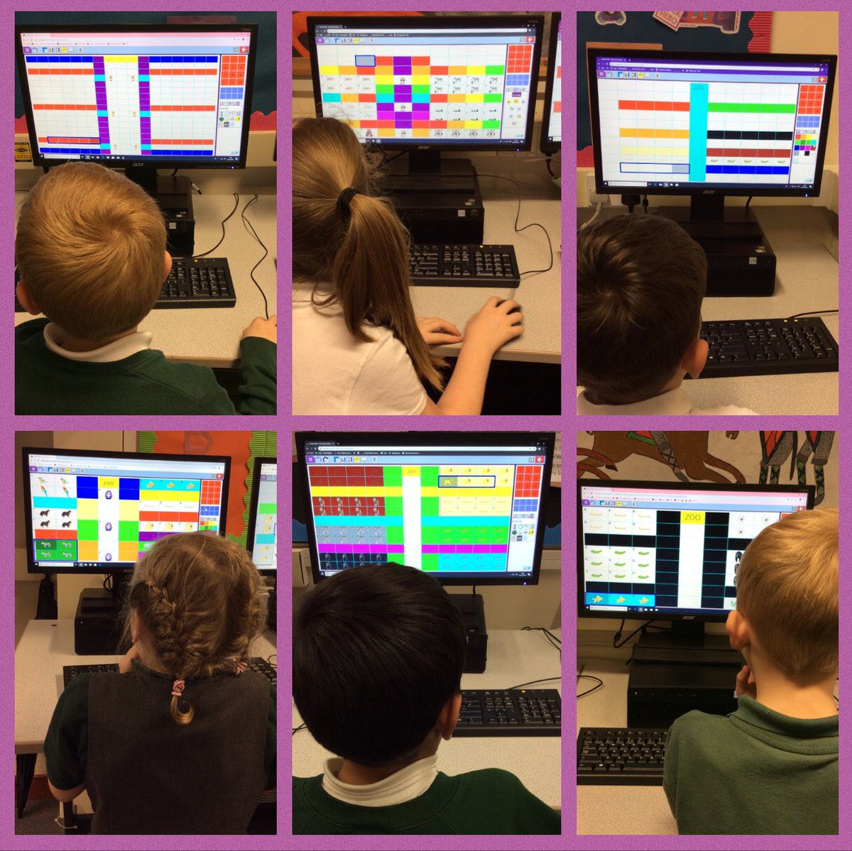 TickfordPark's tweet photo. Super spreadsheet learning this afternoon in our Computing lesson. The children were manipulating cells and using the lock function, all within designing their own βzooβs! #TP4year3 #TP4computing π₯β¨οΈπ―π¦π¨π @purpleMash https://t.co/3bQXFnwULl