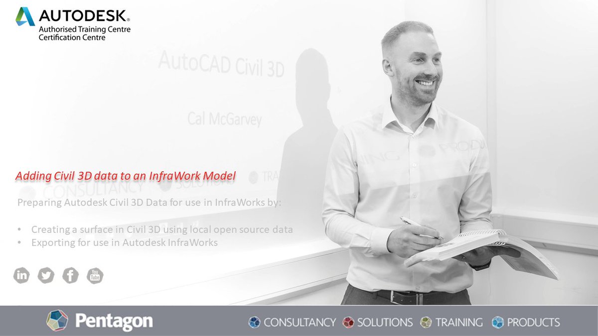 PentagonSol's tweet photo. **NEW POST** Top Tips: Adding Civil 3D data to an InfraWorks Model using local open-source data #worksmarter #workflow #aeccollection #Consultant https://t.co/qSbI1pbrFY