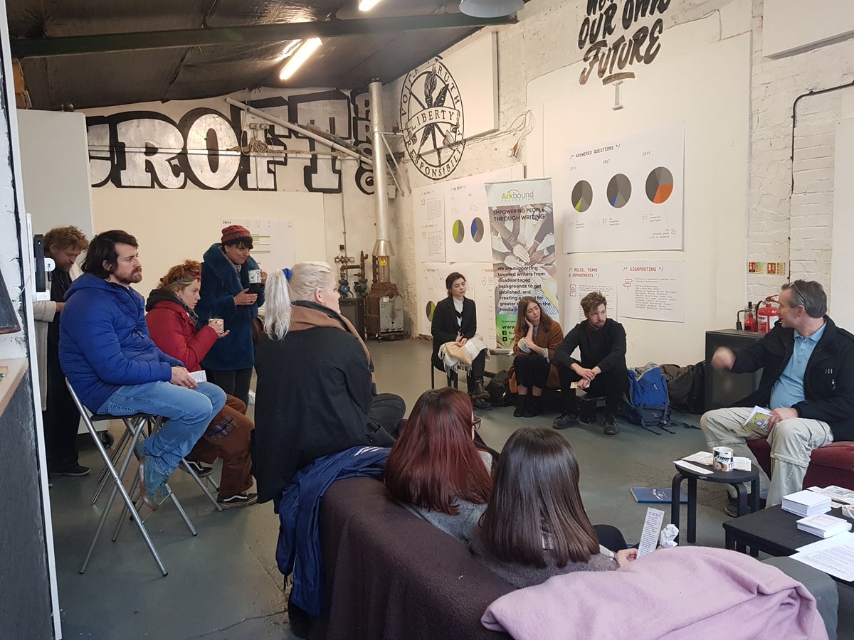 ChrisFielden's tweet photo. A few pics from @arkbounduk's event in #Bristol today, where #SeamusFox talked about and read from his book #NoHomelessProblem. Excellent readings and insights. https://t.co/oFsd7YG0gh
