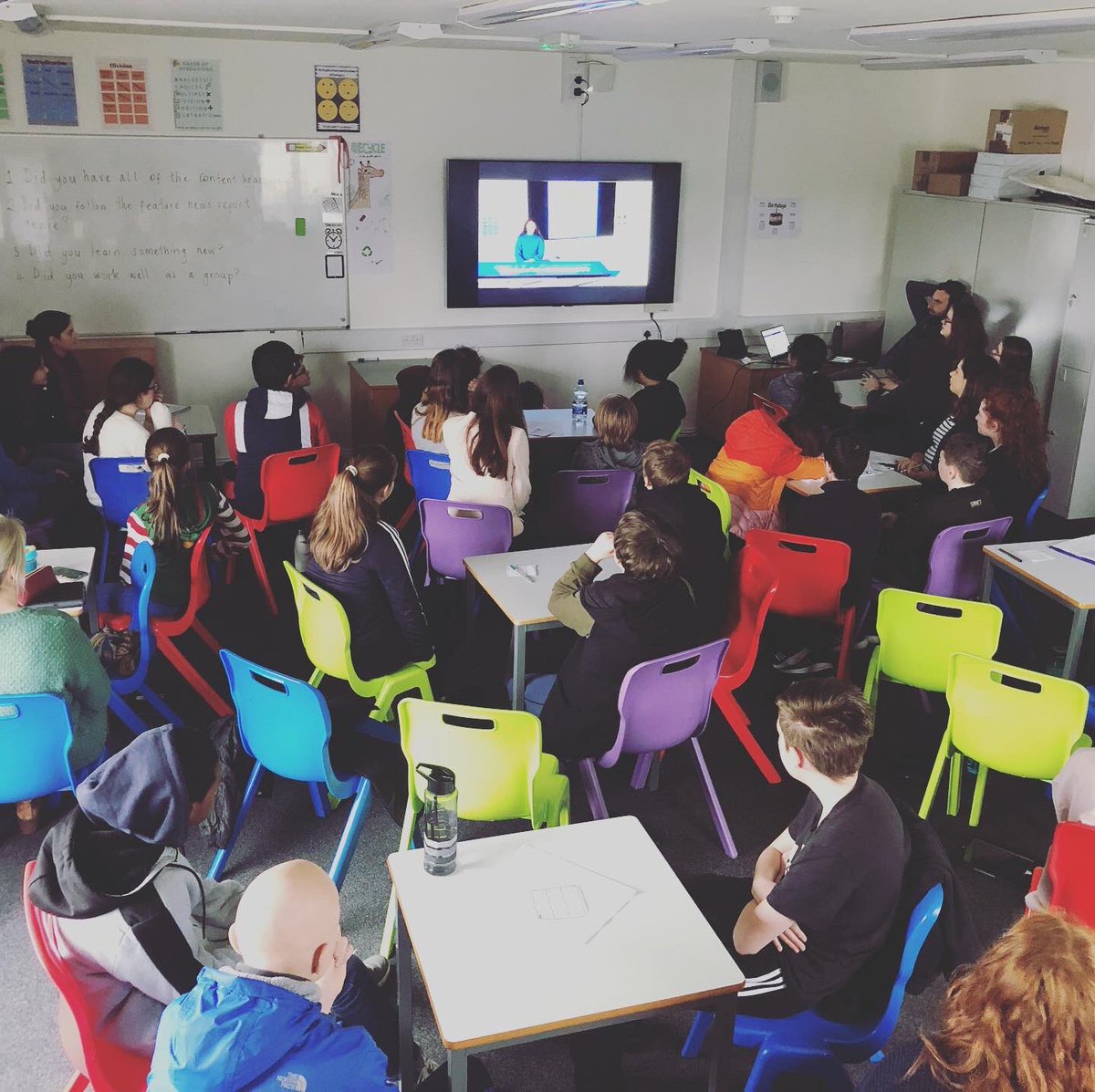 galwayetss's tweet image. Only a snippet of our wonderful PBL projects! Not only did students and staff learn about the world politics of 9 countries, we enhanced our group collaboration, communication and digital literacy skills. #phenomenonbasedlearning #projectbasedlearning #worldpolitics #galwayetss