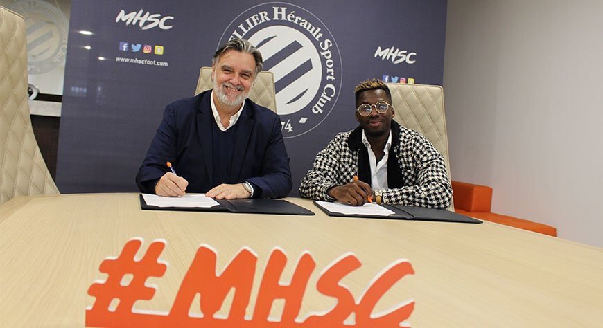 cfootcameroun's tweet photo. ✍ OFFICIEL ! Ambroise Oyongo prolonge à Montpellier ! #pdefoot https://t.co/rIZWtvu63d