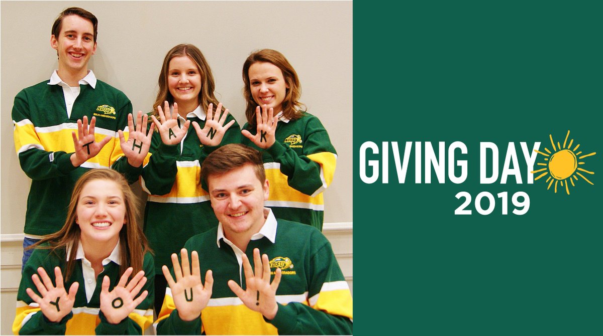 NDSUFoundation's tweet photo. Thank you to the generous NDSU supporters who helped raise $939,044 on Giving Day! #Give2NDSU https://t.co/Fk72rezI8F