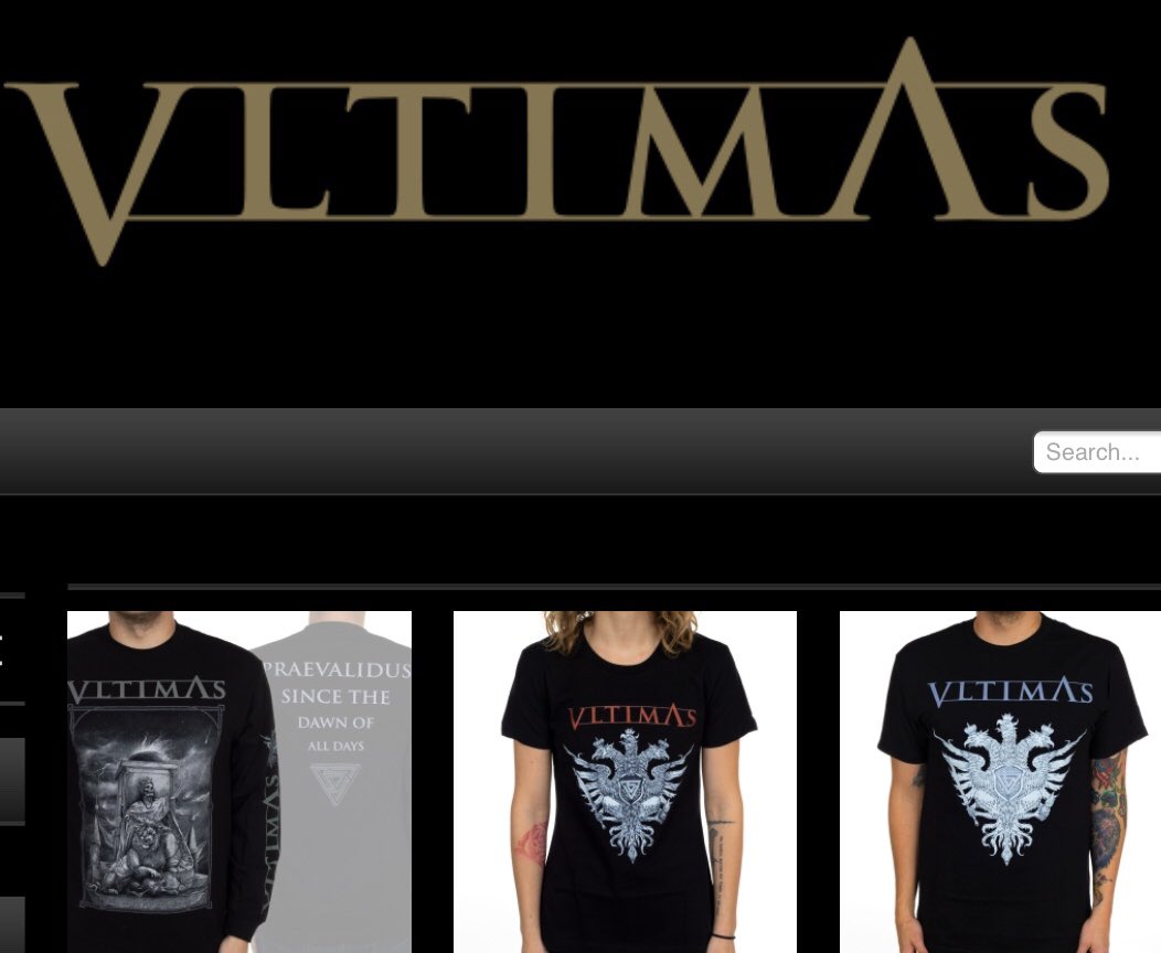 Now available... #VLTIMAS shirts for men &amp; women!! indiemerch.com/vltimas #SomethingWickedMarchesIn