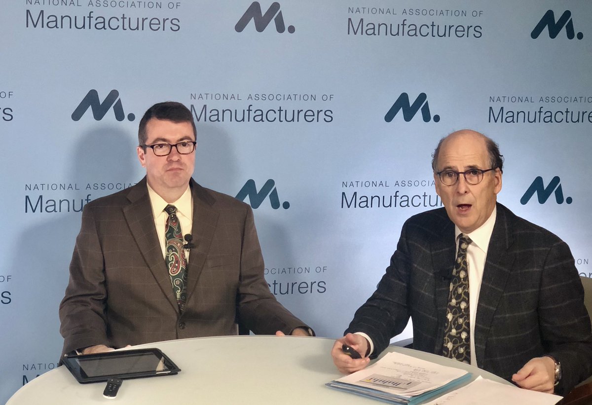 Today’s CMA economic webcast featuring ⁦<a href="/chadmoutray/">Chad Moutray</a>⁩ ⁦<a href="/JackKleinhenz/">Jack Kleinhenz</a>⁩ ⁦<a href="/NRFnews/">National Retail Federation</a>⁩ talking about the mfg outlook and consumer trends this holiday season. Holiday spending thus far is up 4%