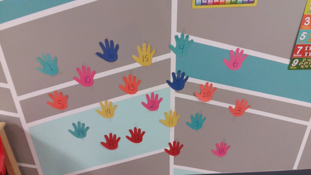 MsHeatherlps1's tweet photo. It's so much fun learning math ! We played a new learning game in our circle time .I called out numbers and ask them to go find them and then they gave the hands a high five .They did great . https://t.co/nOfCTBo2LU