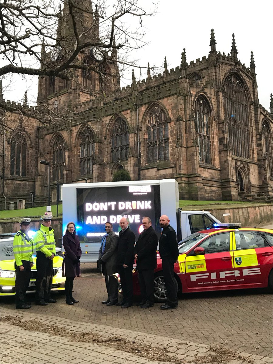 SYSaferRoads's tweet photo. Today we have launched our #christmas anti-drink drive campaign #nonefortheroad. Look out for our digital advans that will be touring #rotherham #barnsley #sheffield &amp; #doncaster in the run up to #christmas. Please don't take any risks &amp; if you're drinking, don't drive. 🎅🎄🥤 https://t.co/lDSgUVRR3l