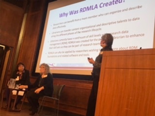 RockefellerLib's tweet photo. RDMLA-Researchers, don’t forget your librarians when you work on your RDM plan #NYCRDM19 https://t.co/yZVhQOmdH9