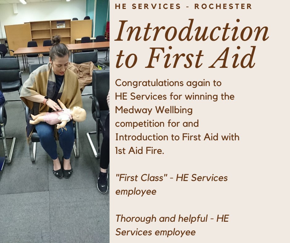 1staidfire's tweet photo. @abettermedway @planthireHE @1staidfire
#HEServices #1staidfire #trainingmatters #firstaid #CPR #workplacehealth
Get in touch jen.walters@1staidfire.com https://t.co/KQu7GNMdpG