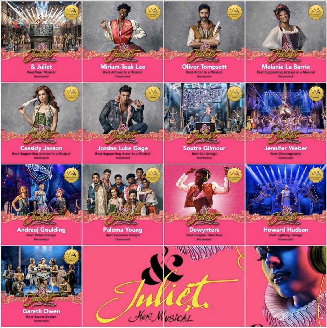 How EPIC is this?!? 😍🙌🏻 <a href="/WhatsOnStage/">WhatsOnStage</a> <a href="/julietmusical/">& Juliet UK</a>