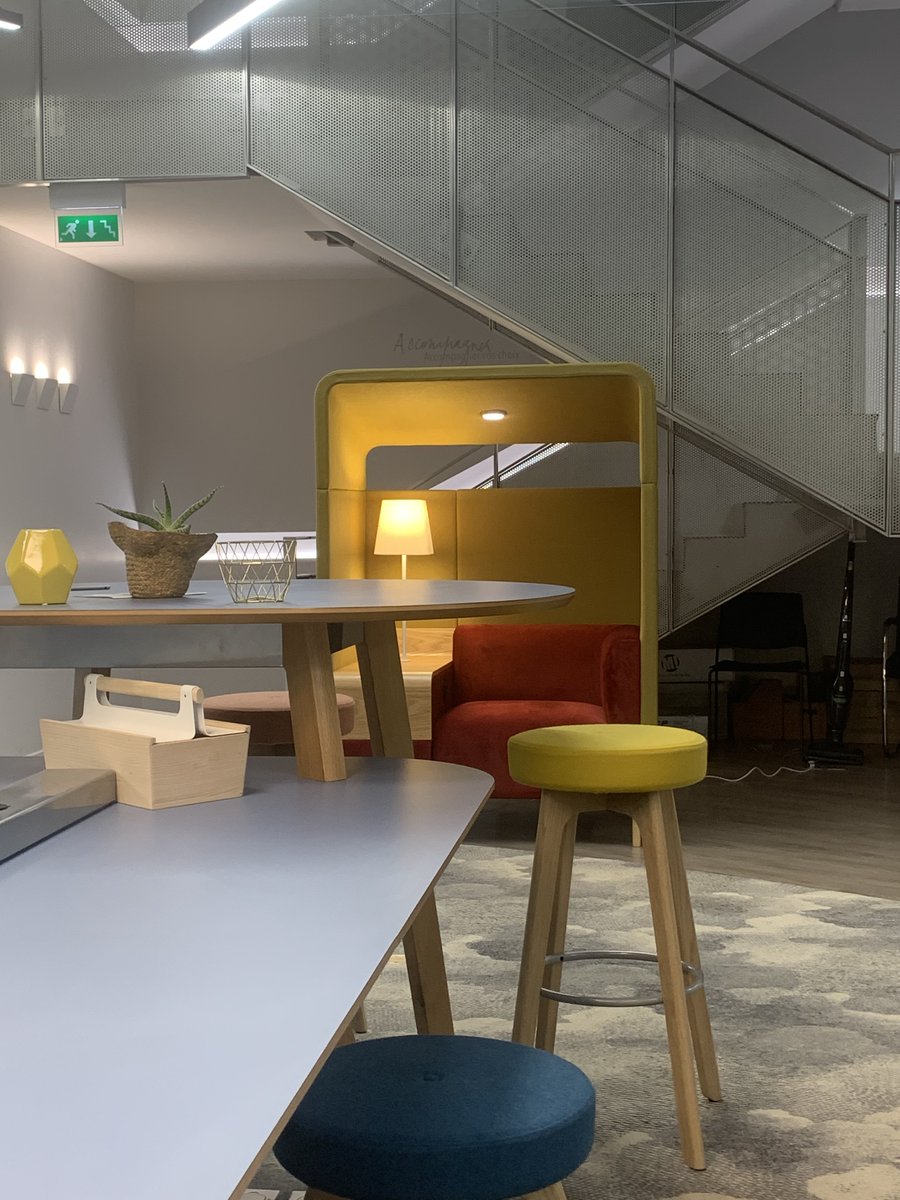 Présentation des nouveautés Connection dans notre showroom parisien, Rooms, Co-Table, Tryst #workspace  #flex #offices #News