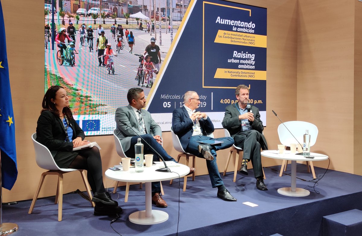 Juan Carlos Munoz <a href="/JuanCaMunozA/">Juan Carlos Muñoz Abogabir</a> gives great recommendations on what we can do to induce a paradigm shift:
- Establish metropolitan authorities
- give tax exemptions for businesses locating in poorer areas
- provide incentives to cities to reduce travel by cars etc.
#COP25