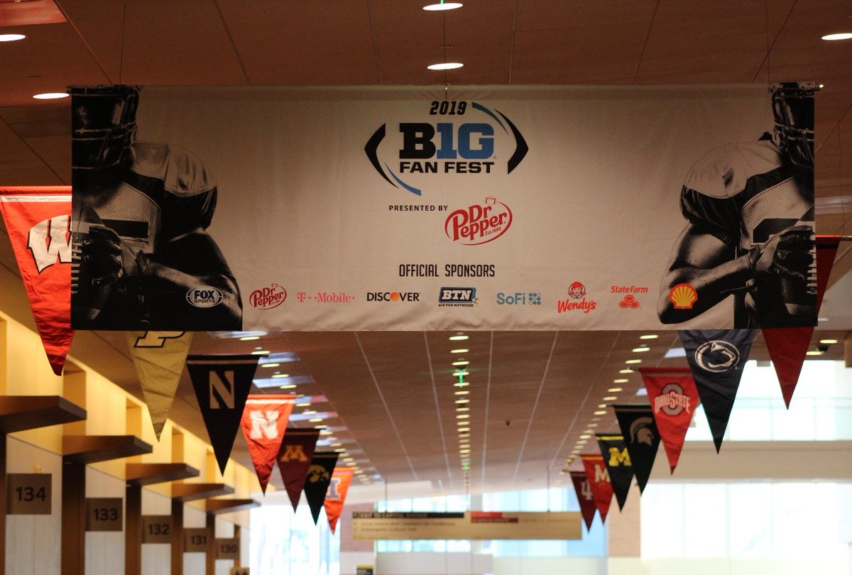 icclos's tweet photo. Big Ten Fan Fest kicks off tomorrow! 🙌
Friday: 3:00 p.m. - 9:00 p.m.
Saturday: 10:00 a.m. - 8:00 p.m.
🏈 Fan Fest Info: https://t.co/dXoHHW1q6o
#B1GFCG https://t.co/CiVXpE6MCZ