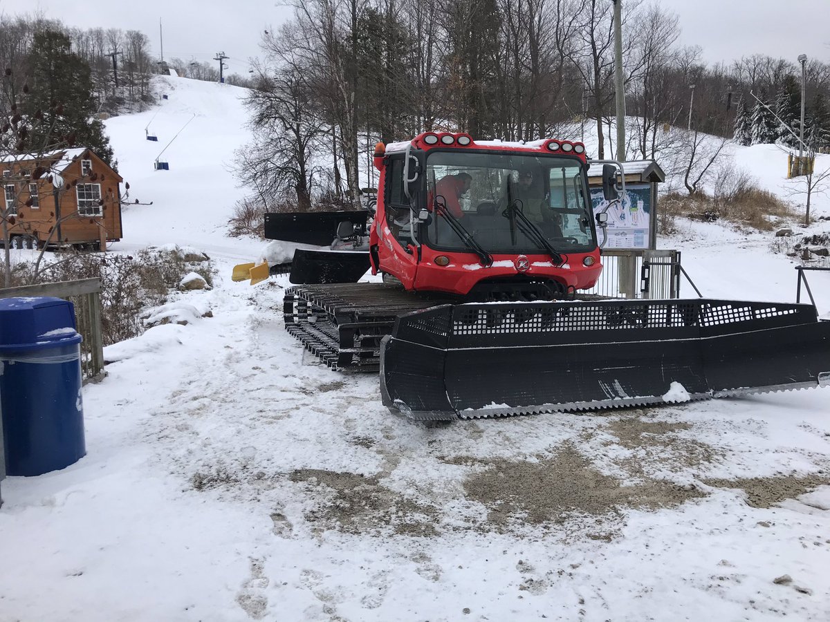 New experience today! Riding a groomer at Glen Eden!  Very cool!! #lovemyjob