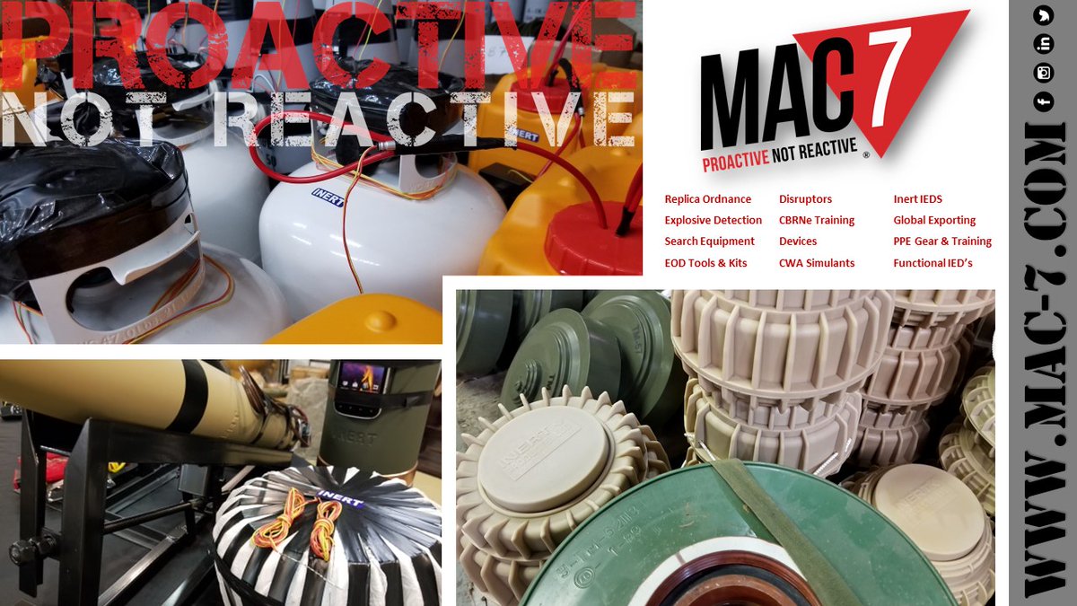 mac7training's tweet image. It's the final day for I/ITSEC 2019! Thanks to all who stopped by our booth to learn more and discuss capabilities. For more information about our services and capabilities, contact George Javier McKerrow or visit us at mac-7.com.
#proactivenotreactive